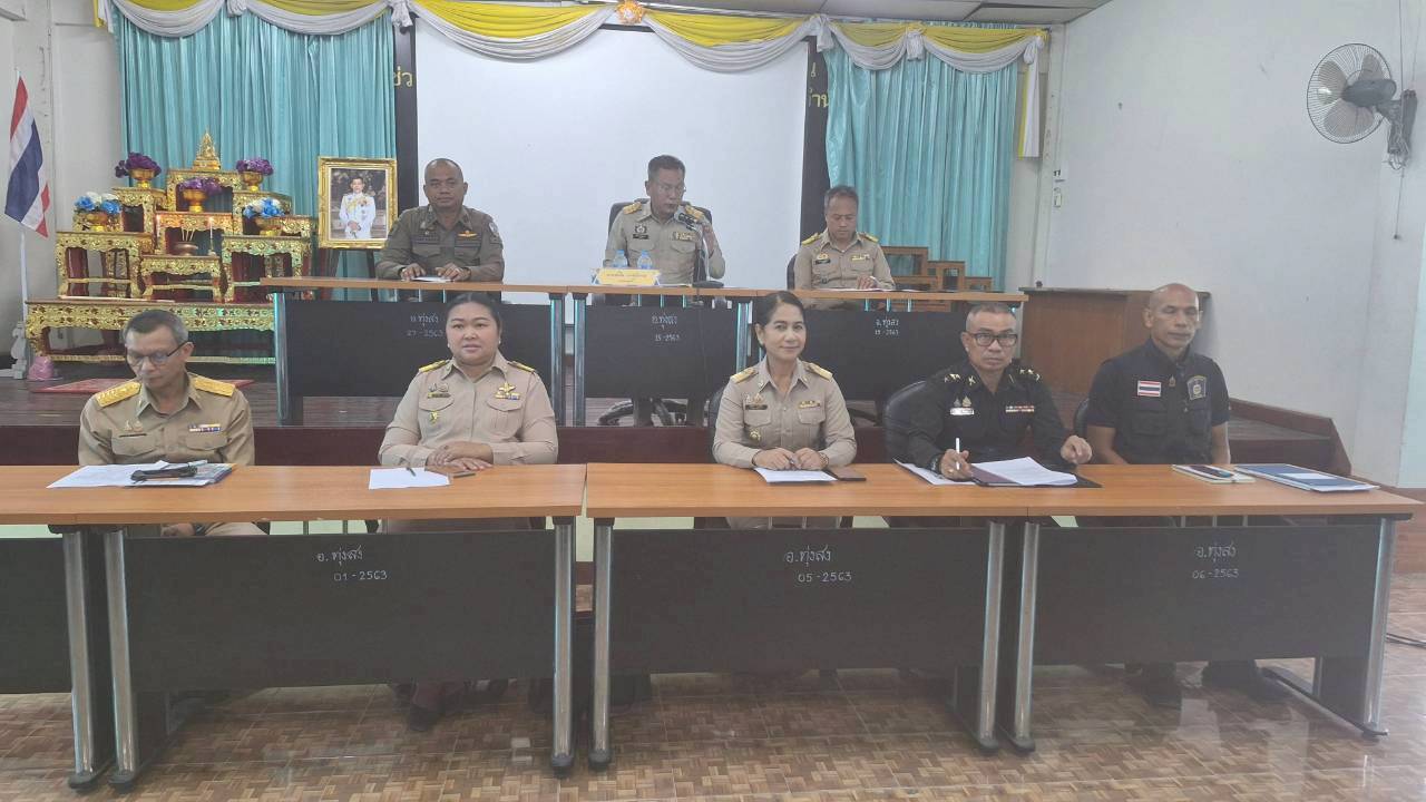 พช.ทุ่งสง จังหวัดนครศรีธรรราช ร่วมประชุมกำนัน ผู้ใหญ่บ้าน ประจำเดือนกันยายน 2568 